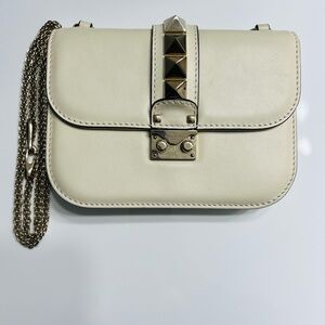 Valentino Glam Rock Stud Shoulder Bag